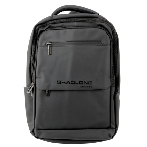 Plecak Miejski Biznesowy USB Kieszeń Na Laptopa Czarny 16L 41cm