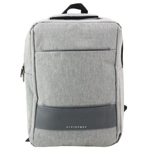 Plecak Miejski Biznesowy USB Przegroda Środkowa Szary 14L 40cm