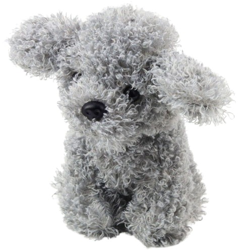 Pluszowa Maskotka Przytulanka Piesek Pudel Miniaturowy Szary 20cm