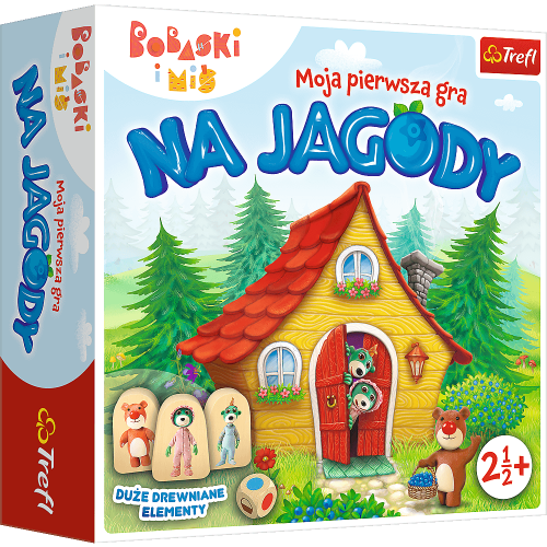 Moja pierwsza gra Na Jagody Bobaski i Miś Trefl 02063