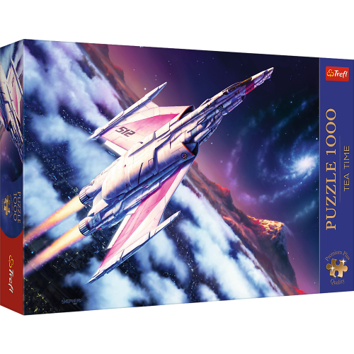 Puzzle - 1000 Premium Plus - Tea Time: Lot w kosmos - Trefl 12075