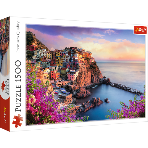 Puzzle - 1500 - Widok na miasteczko Manarola - Trefl 26137