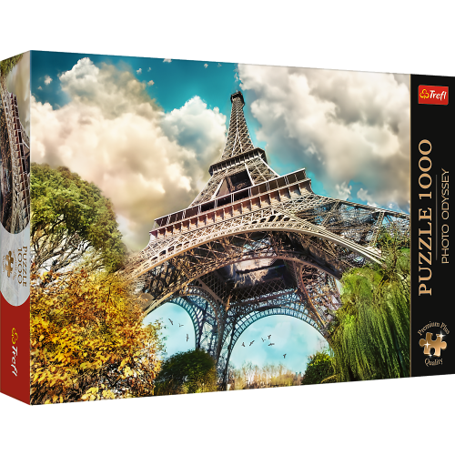 Puzzle - 1000 Premium Plus - Wieża Eiffel w Paryżu - Francja - Trefl 10815
