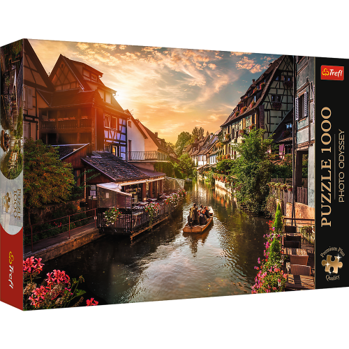 Puzzle - 1000 Premium Plus - Mała Wenecja w Colmar - Francja - Trefl 10816