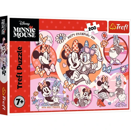 Puzzle - 200 - Zwyczaje Myszki Minnie - Trefl 13343