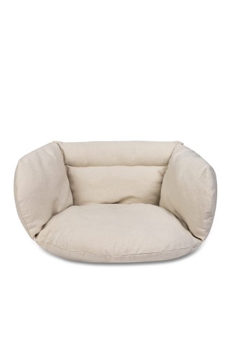 Poduszka LUARO na huśtawkę wiszącą bocianie gniazdo miękka ecru