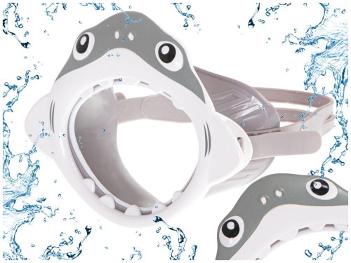 Maska do nurkowania gogle dla dzieci na oczy i nos rekin