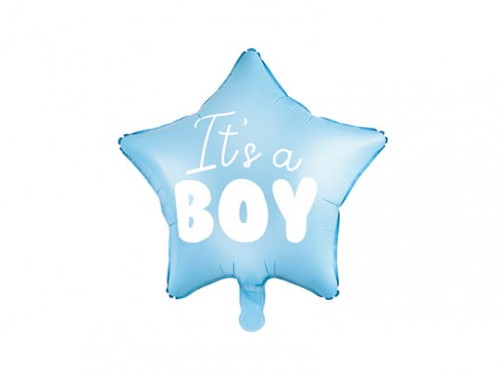 balon foliowy 48cm GWIAZDKA BOY | FB22P-001J