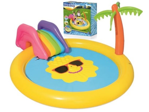 basen plac zabaw zjeżdżalnia 237x201x104cm Bestway | 53071